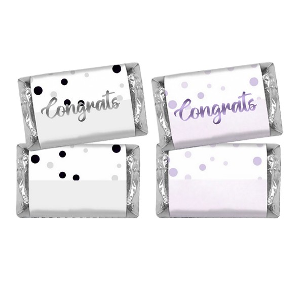 Congratulations Hershey Miniatures Bulk Bag Favors - Bokeh Congratulations Hershey Miniatures Bulk Bag Favors - Bokeh