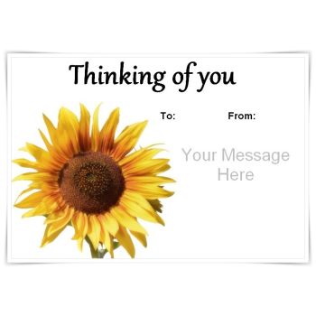 Thinking of You notecard