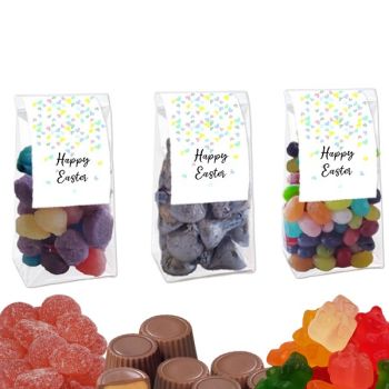 Easter Gift Bag Favors - Colorful Hearts