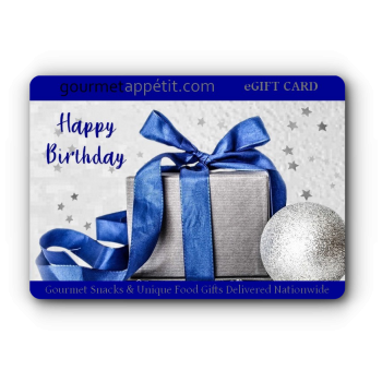 eGift Card - Happy Birthday - Silver Gift Box