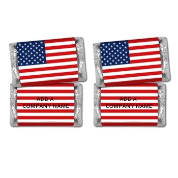 Personalized Hershey Miniatures Bulk Bag Favors - US Flag
