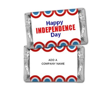 Personalized Patriotic Day Hershey Miniatures Bulk Bag Favors - Independence Day