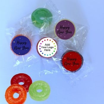 Personalized New Year's Life Savers Bulk Bag Favors - Stars