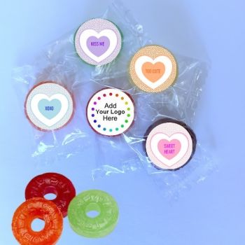 Personalized Valentine's Day Life Savers Bulk Bag Favors - Conversation Hearts