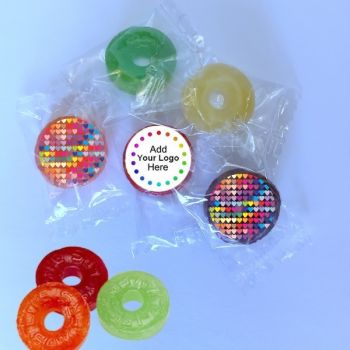 Personalized Valentine's Day Life Savers Bulk Bag Favors - Hearts of Love