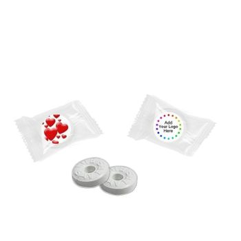Personalized Valentine's Day Life Savers Mints Bulk Bag Favors - Flowing Hearts