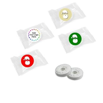 Personalized Christmas Life Savers Mints Bulk Bag Favors - Santa