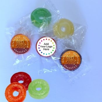 Personalized Thanksgiving Life Savers Bulk Bag Favors - Blessed