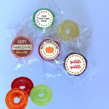 Personalized Thanksgiving Life Savers Bulk Bag Favors - Mixed