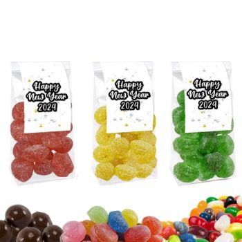 New Year's Gift Bag Favors - Confetti