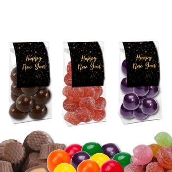 New Year's Gift Bag Favors - Gold Stars