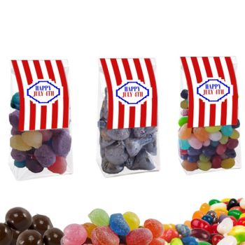 Patriotic Day Gift Bag Favors - Stripes