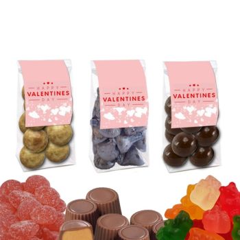 Valentine's Day Gift Bag Favors - Polka Dot Hearts