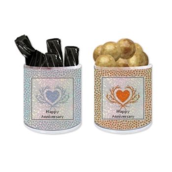 Holographic Anniversary Gift Jars - Heart Branch