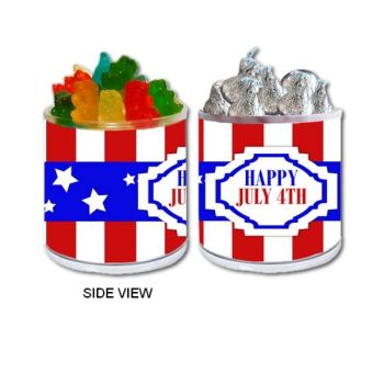 Transparent Holographic Patriotic Bulk Gift Jars - July 4th