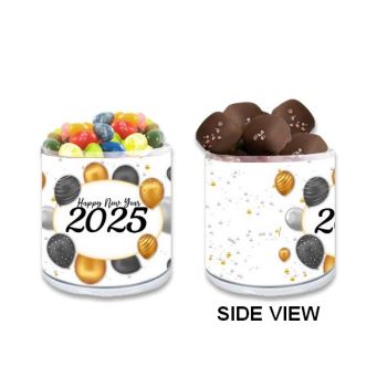 Transparent Holographic New Year's Day Gift Jar - Balloons