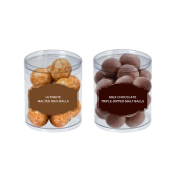 Gift Jar Duo - Chocolate & Ultimate Malted balls