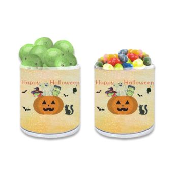Holographic Halloween Bulk Gift Jars - Pumpkin