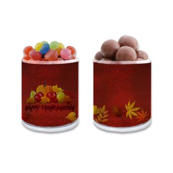 Holographic Thanksgiving Gift Jar - Fruit