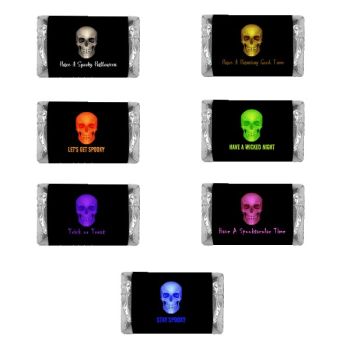 Halloween Hershey Miniatures Bulk Bag Favors - Skulls