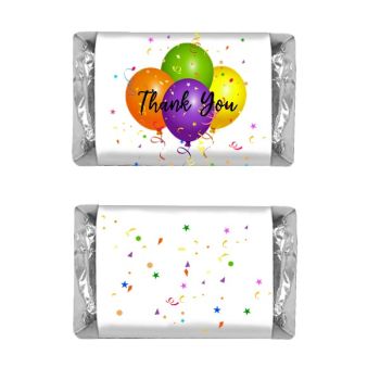 Thank You Hershey Miniatures Bulk Bag Favors - Balloons & Confetti