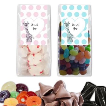 Baby Shower Gift Bag Favors - It's A Boy Giraffe