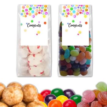 Congratulations Gift Bag Favors - Colorful Dots