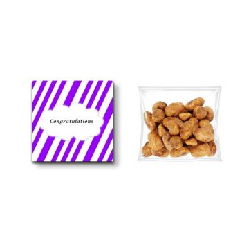 Congratulations Mini-box Gift Favors - Butter Toffee Peanuts