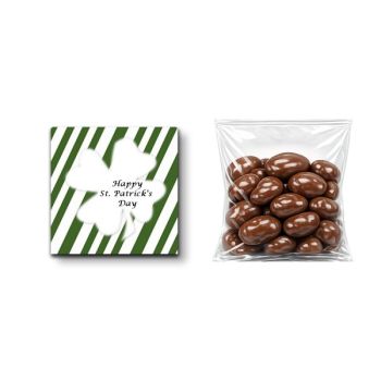 St. Patrick's Day Mini-box Gift Favors - Milk Chocolate Raisins