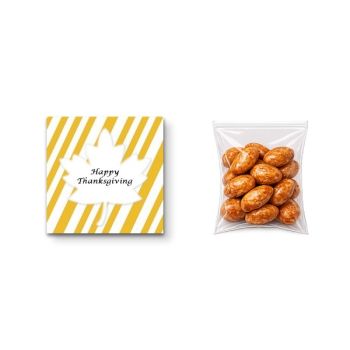 Thanksgiving Mini-box Gift Favors - Butter Toffee Almonds