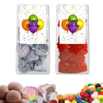 Birthday Gift Bag Favors - Balloons & Confetti