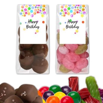 Birthday Gift Bag Favors - Colorful Dots