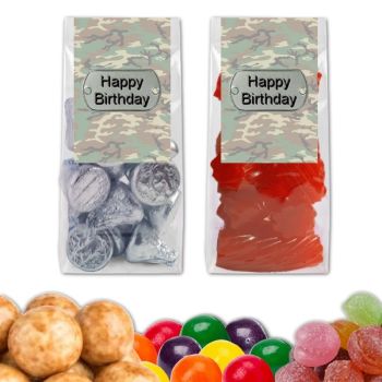 Birthday Gift Bag Favors - Camouflage