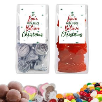 Christmas Gift Bag Favors - Christmas Tree
