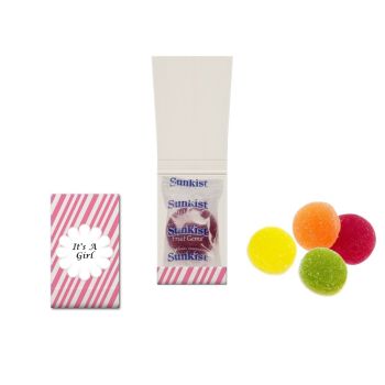 It's A Girl Baby Shower Matchbook Fruit Gems Gift Favors
