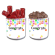 Transparent Holographic Congratulations Gift Jars - Colorful Dots