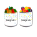 Transparent Holographic Congratulations Gift Jars - Colorful Hearts