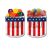 Transparent Holographic Personalized Gift Jar - US Flag