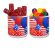 Transparent Holographic Patriotic Gift Jar - Balloons