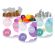 Transparent Holographic Love Collection Gift Jar - Love, Peace, Joy