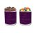Holographic Christmas Bulk Gift Jars - Purple Snowflakes #1