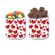 Transparent Holographic Bulk Gift Jars - Red Hearts