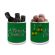 Holographic Christmas Gift Jar - Green Baubles