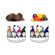Transparent Holographic Christmas Gift Jar - Merry Gnomes