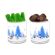 Transparent Holographic Christmas Gift Jar - Happy Snowmen