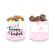 Transparent Holographic Easter Gift Jar - Bunny Paws