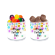 Transparent Holographic Father's Day Gift Jars - Colorful Dots