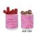 Holographic Mother's Day Gift Jar - Pink Flowers
