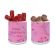Holographic Mother's Day Gift Jar - Pink Flowers