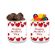 Transparent Mother's Day Gift Jar - Red Hearts